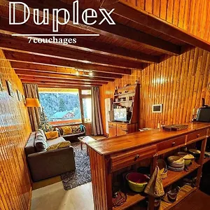 Appartement 2nd étage En Duplex 70m2 - Décoration Type Chalet, Saint-Leger-les-Melezes